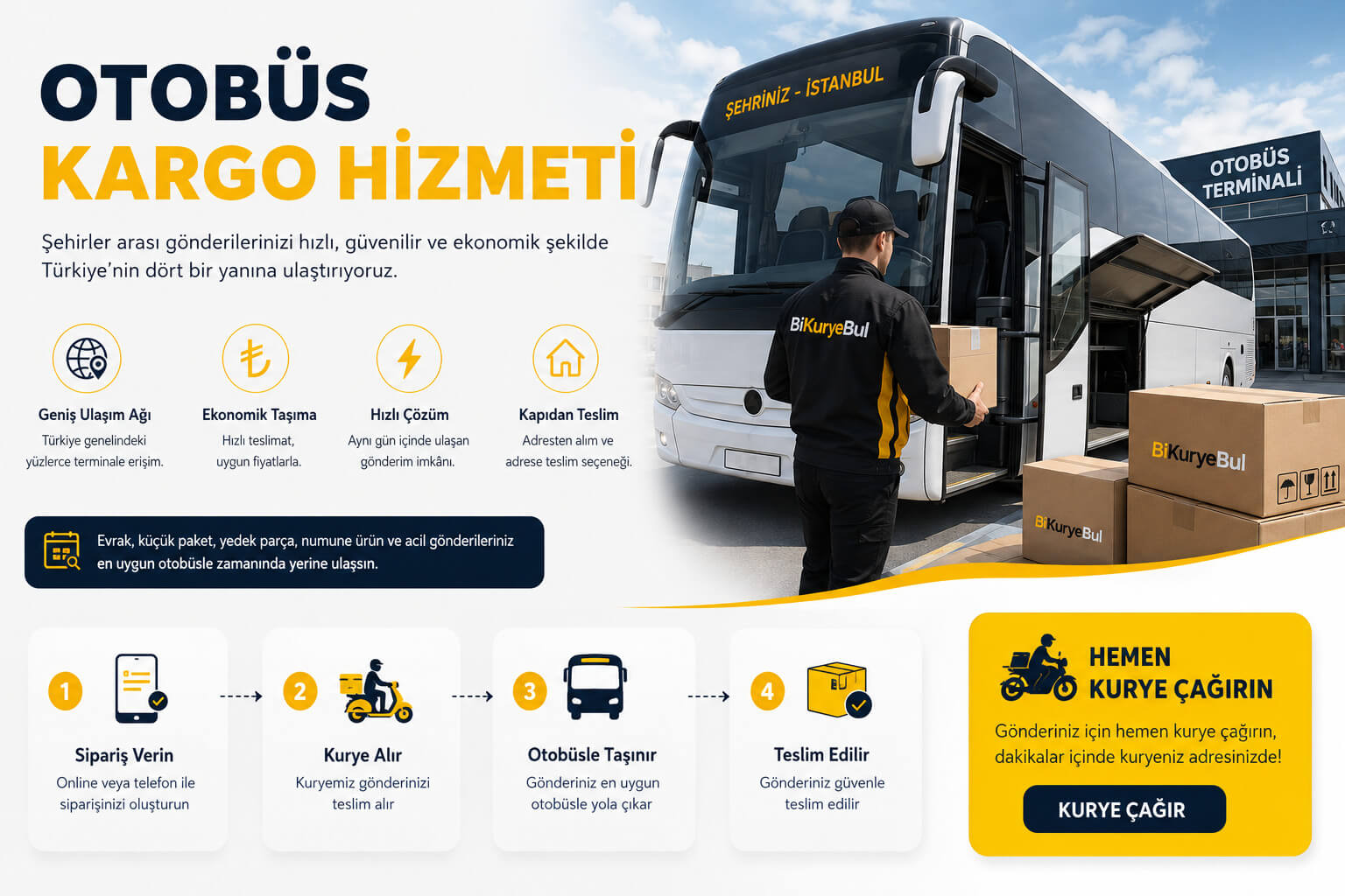 Otobüs Kargo Hizmeti